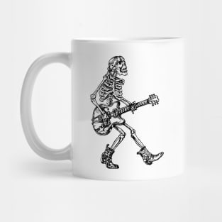 SEEMBO Skeleton Playing Guitar Guitarist Musician Music Band Mug